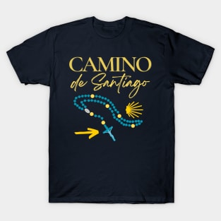 Camino de Santiago Catholic Pilgrimage T-Shirt